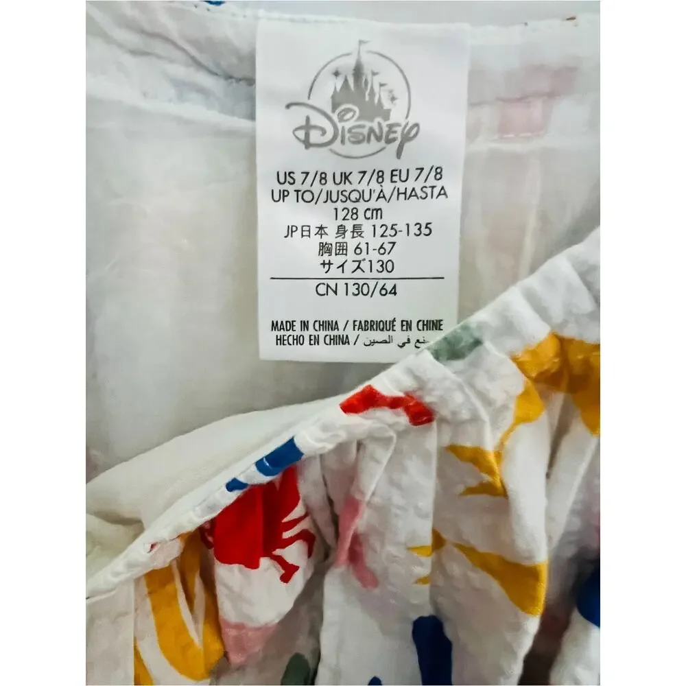 Disney Store Luca And Alberto Sea Monsters Seersucker Dress Size 7/8